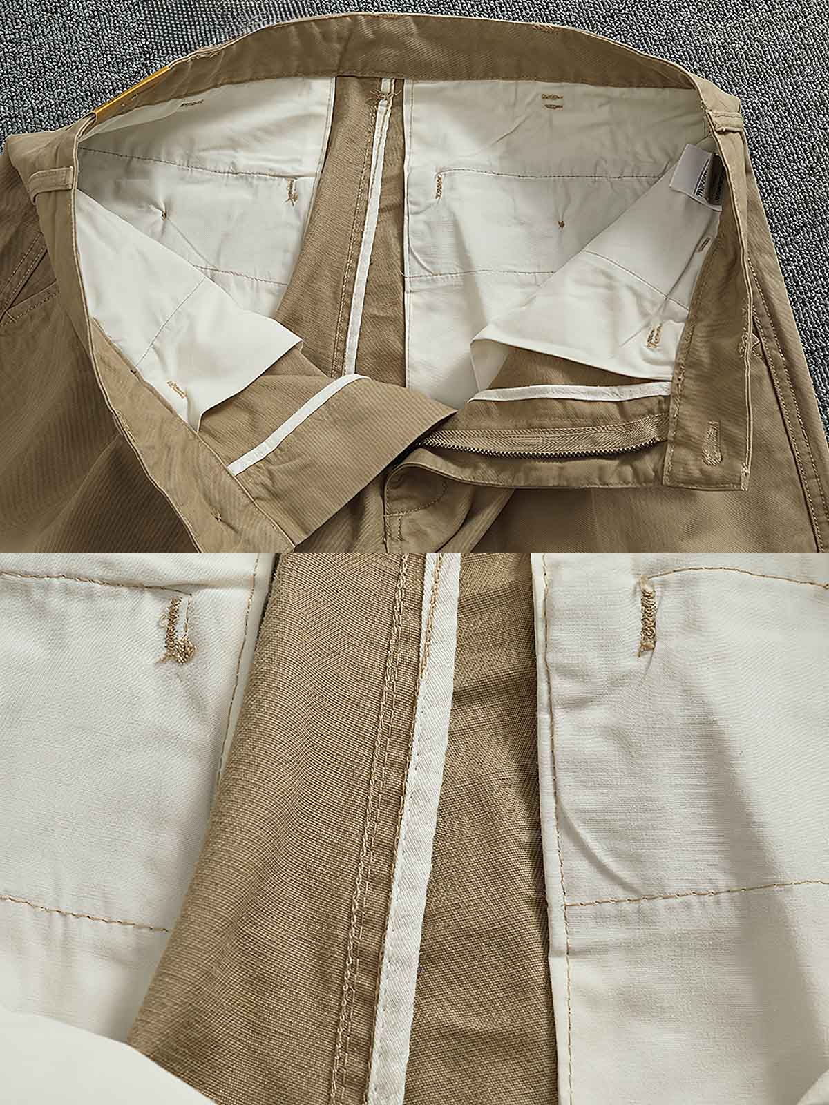 タックとバックポケットのディテール画像