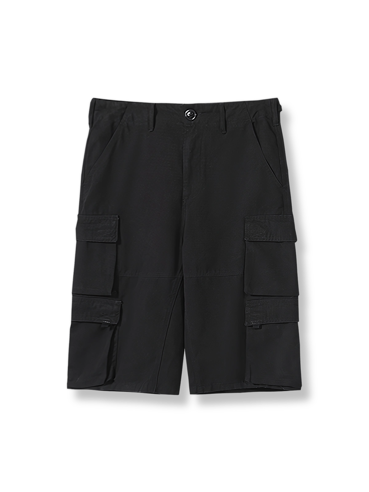 カモフラージュ七分丈カーゴショーツ正面図