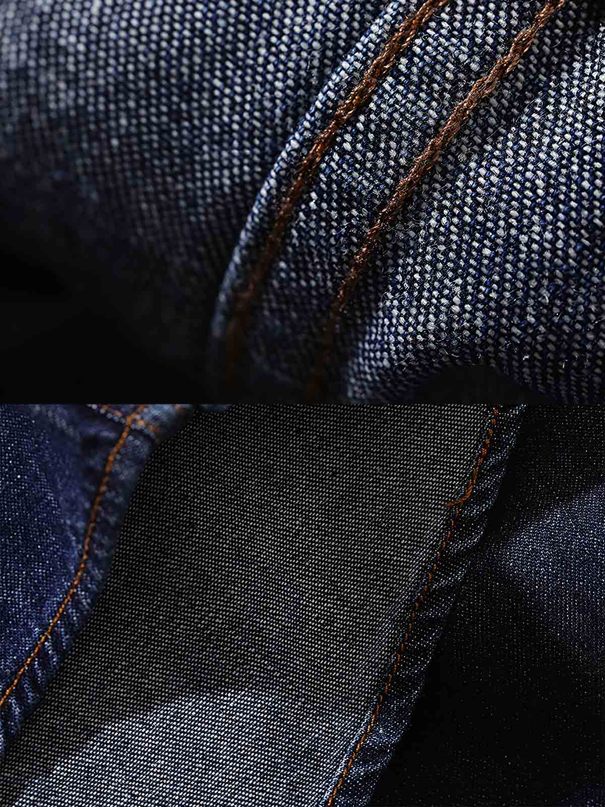 製品画像: ウェスタン風 パールスナップ ウォッシュドデニムシャツの正面画像。クラシックなデザインとヴィンテージ感が際立つデニムシャツ。
詳細画像: パールスナップとアーチ型ポケットのディテール特写。機能性とデザイン性が両立したディテール。