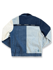 製品画像: ヴィンテージカラーブロックデニムジャケットの反面全体