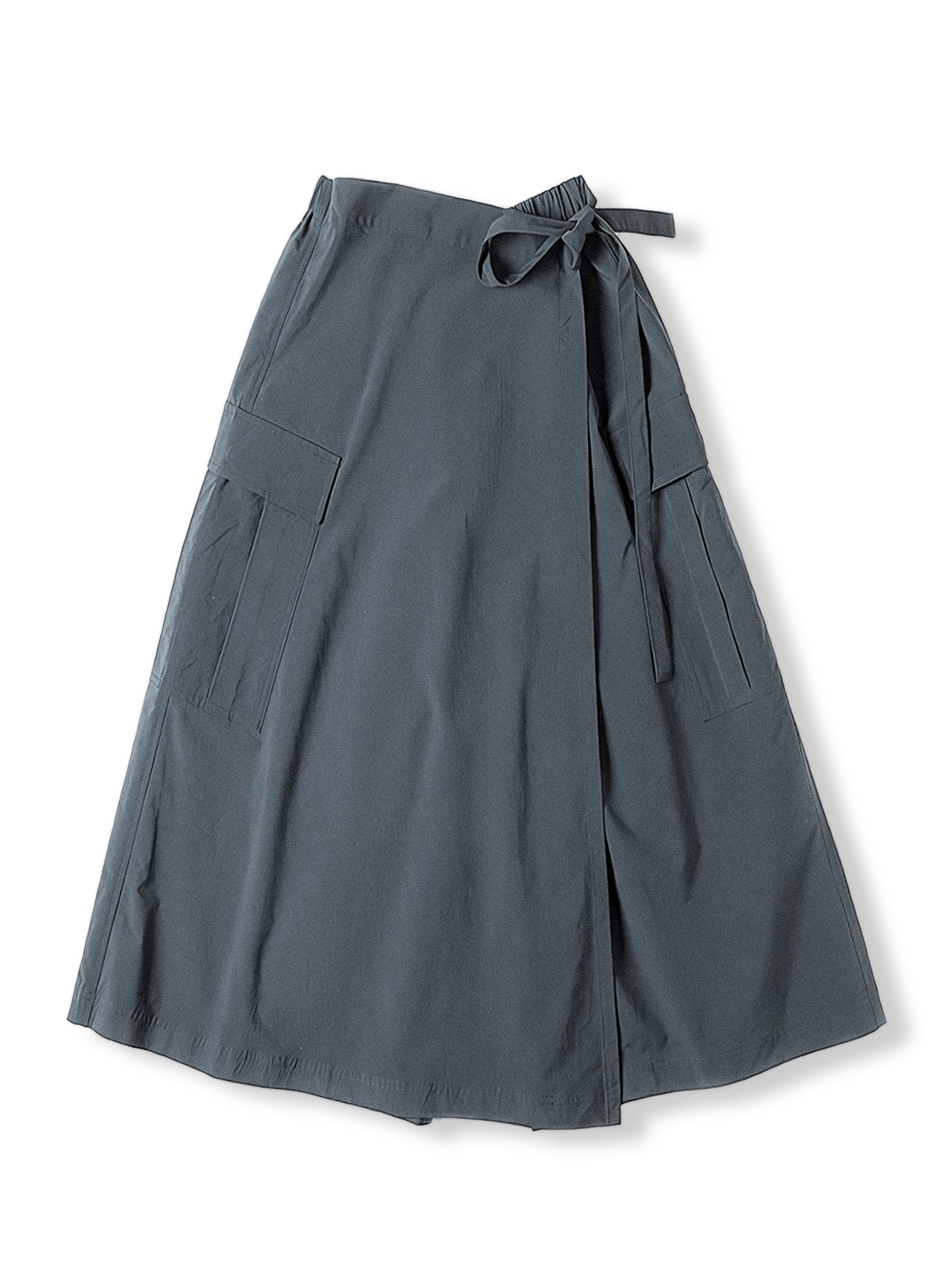 PESSOA CLUB アメリカンレトロ グレーワークウェアスカートパンツの全景