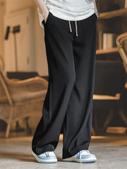 アメリカンカジュアルドレープワイドレッグパンツ