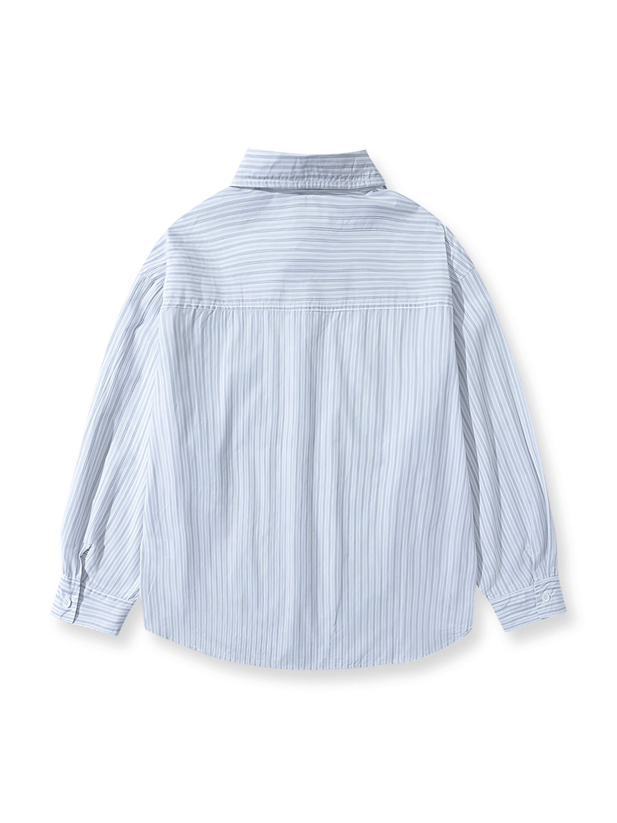 シンプルなストライプシャツ全体