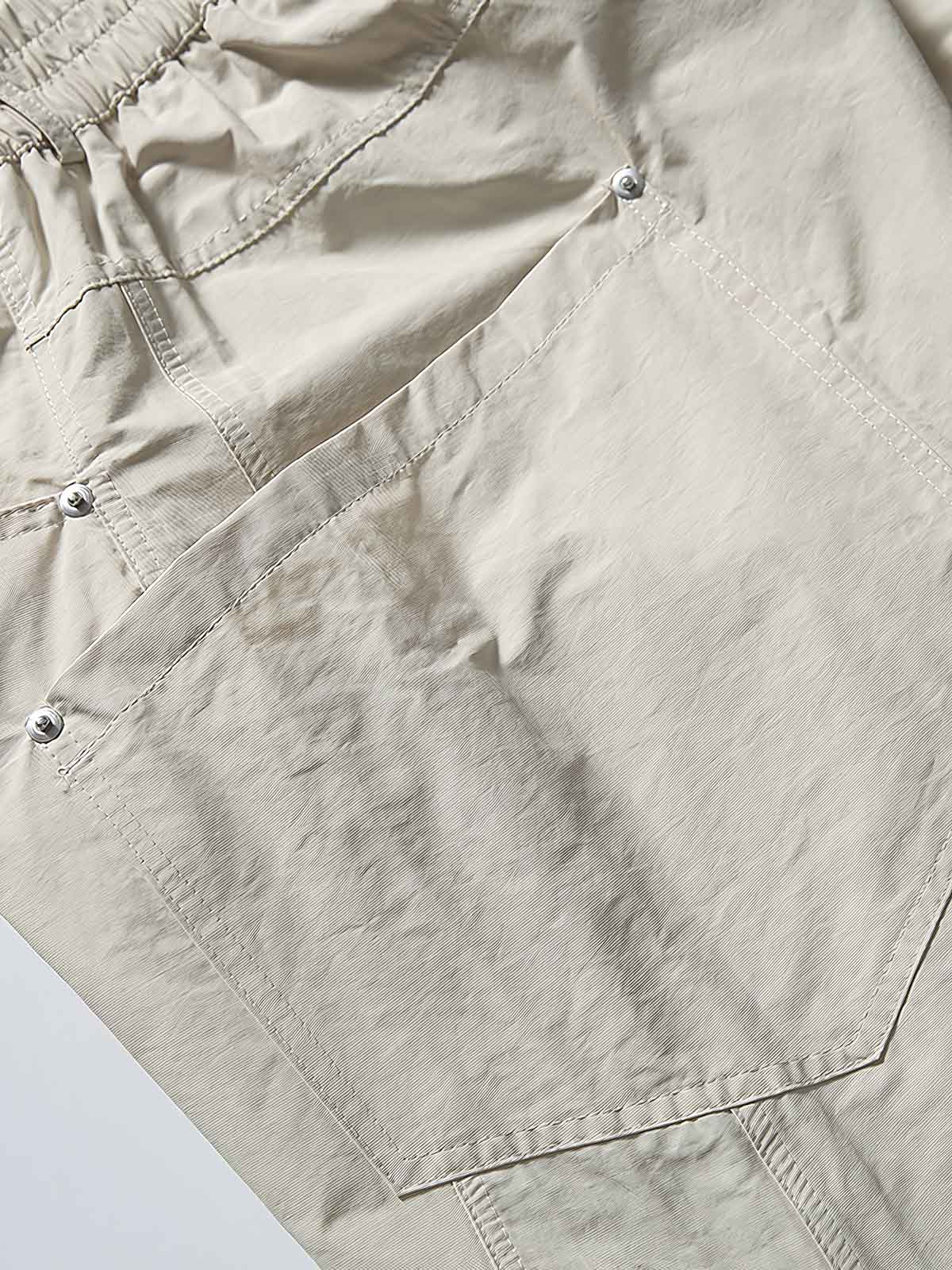 サイドポケットとディテールの特写