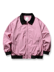 製品画像: コーデュロイ襟付きワークジャケット カラーブロックデザインと機能性を兼ね備えたアイテム
詳細画像: コーデュロイ素材の襟とカラーブロックデザインのディテール