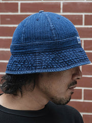 ウォッシュ加工 デニムバケットハット