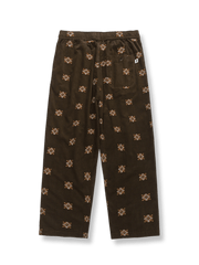 民族風トーテム刺繍が施されたカジュアルパンツ。