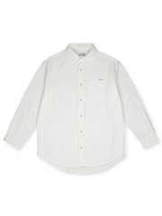 ウォッシュベーシック長袖ポケットシャツの全体展示