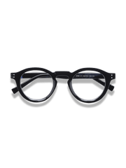 コーヒーカラーフレームブルーライトカットメガネ正面展示