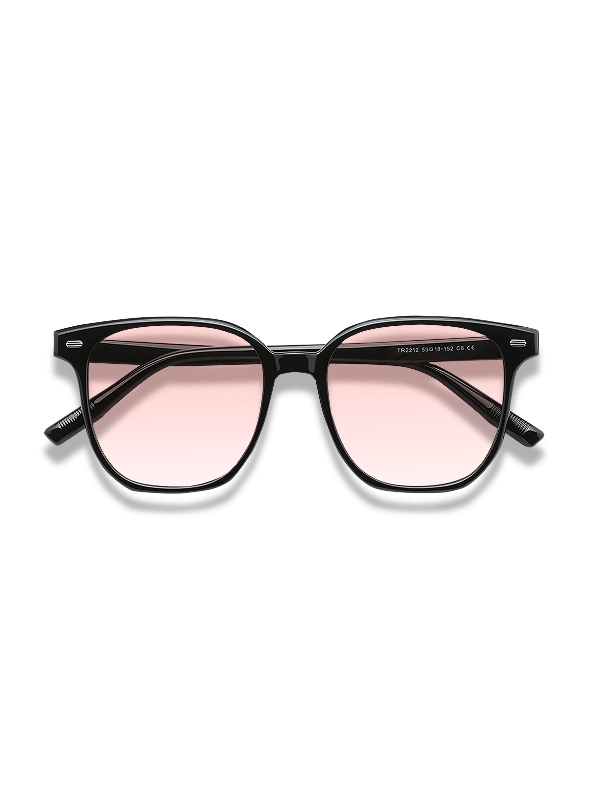  グリーンフレームブラウンレンズサングラス正面展示