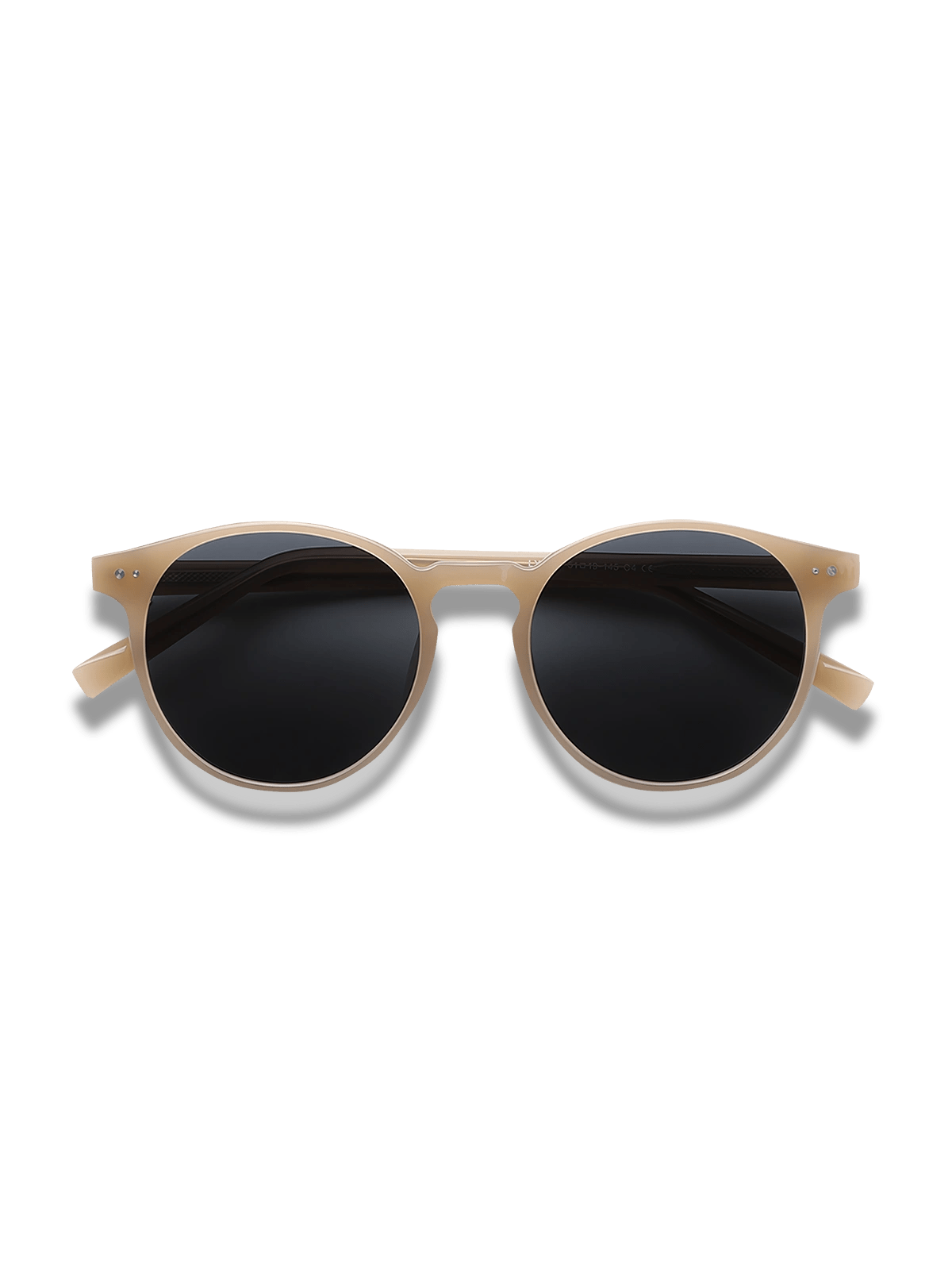 トータスシェル色ヴィンテージサングラスの正面展示