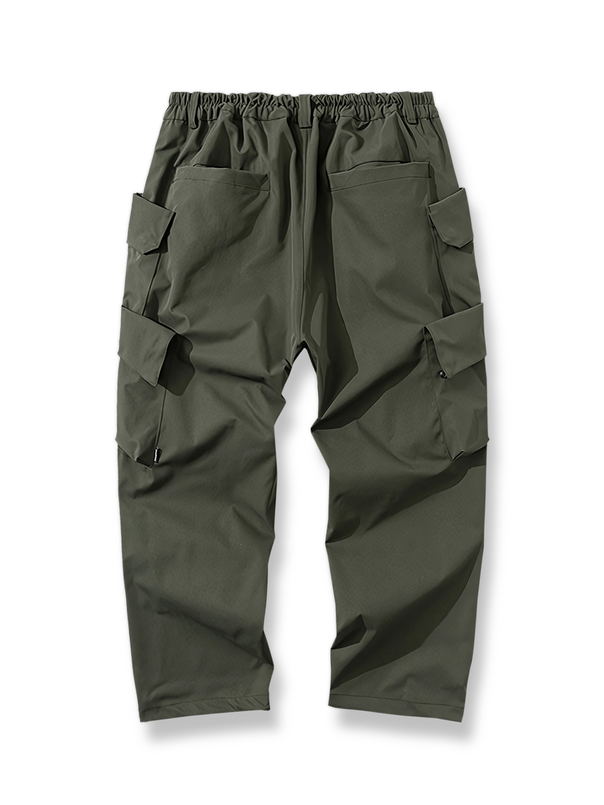  アウトドア防水マルチポケットワークパンツ正面展示