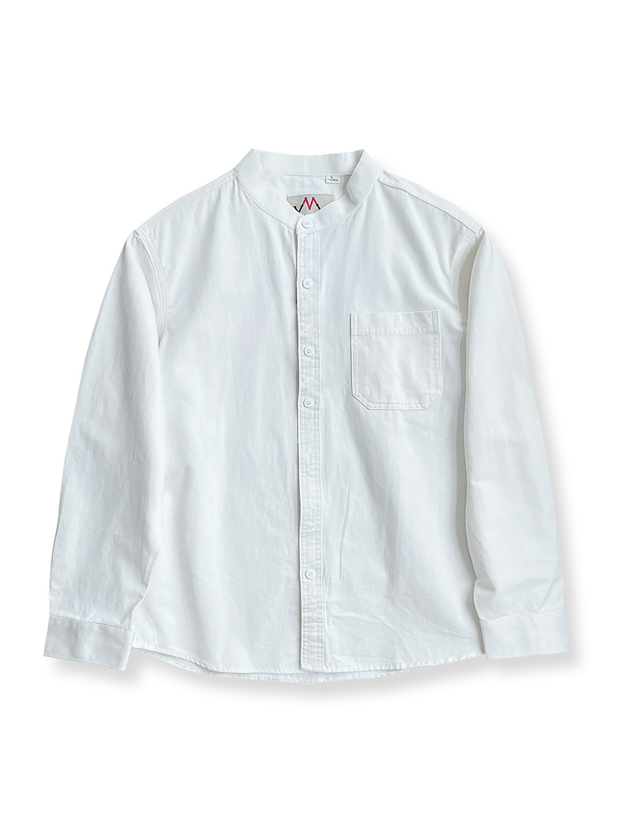 製品画像: シングルサイドポケット立襟シャツの全体画像