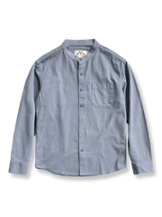 製品画像: シングルサイドポケット立襟シャツの全体画像