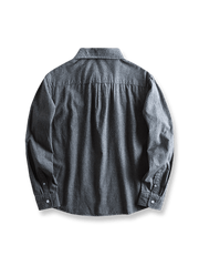 ウォッシュドブロンズ長袖シャツ