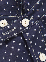 インディゴスター抜染ワークポケット長袖シャツ