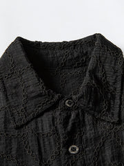 ジャカードショートスリーブシャツ