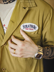 シワ感 キューバカラーシャツ