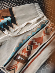 インターシャ編み ショートパンツ