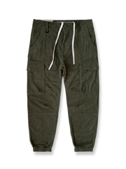 コーデュロイ ワークジョガーパンツの全体画像