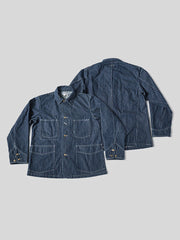 インディゴ染め ウォバッシュストライプ ジャケット