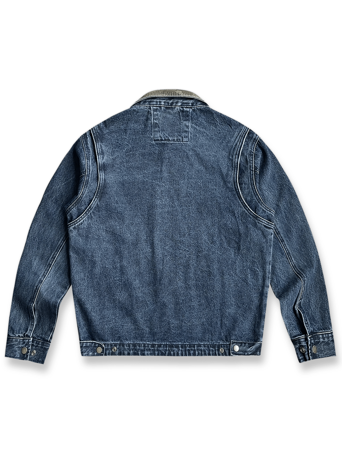 製品画像: ヘビーデューティウォッシュドヴィンテージデニムジャケットの正面図