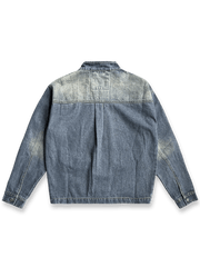 製品画像: ヴィンテージ風立襟デニムジャケット