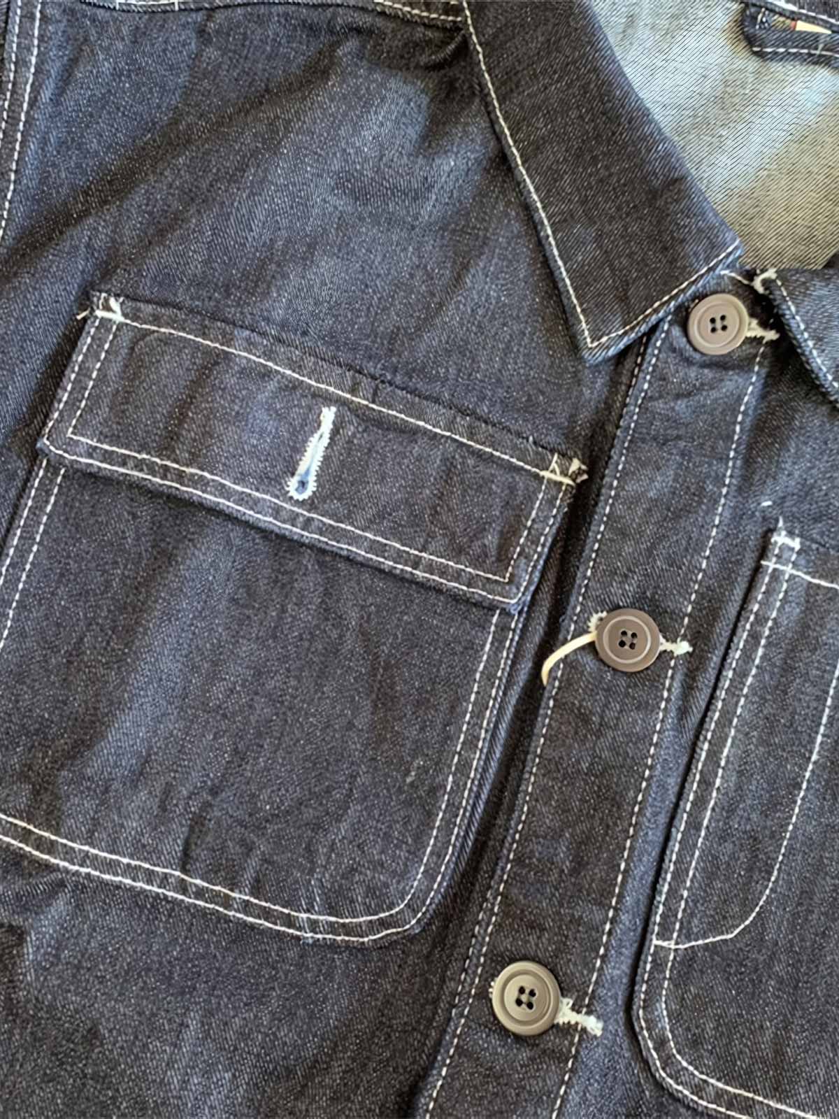 ポケットとウォッシュ加工の質感