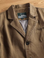 コットン  テーラードジャケット