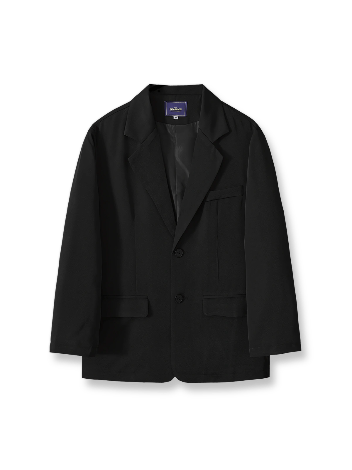 シンプル無地高級感ジャケット全体図