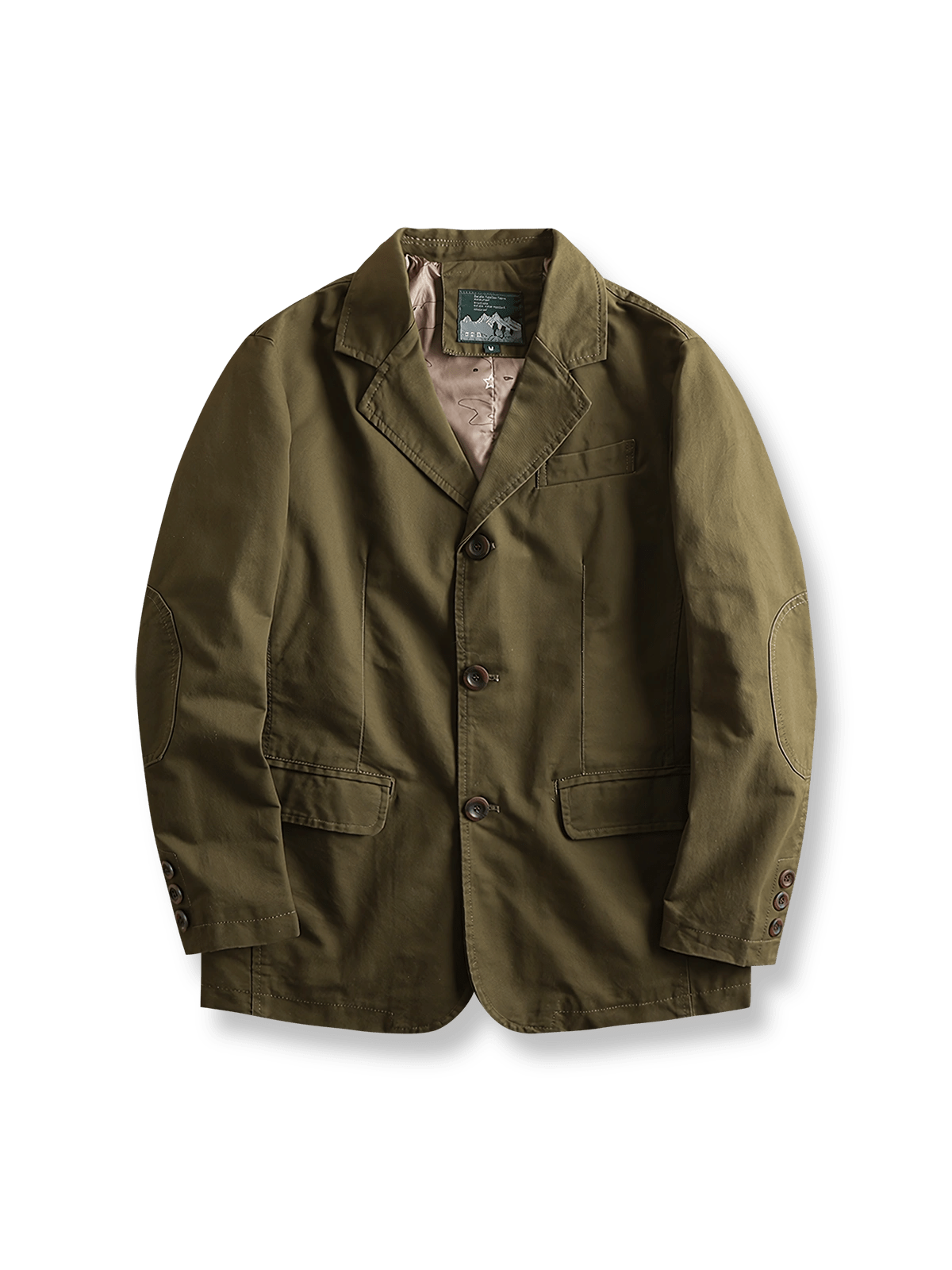 製品画像: アメリカンヴィンテージコットンジャケットの正面全体画像。