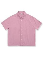 製品画像: ガーメント洗いクロップド半袖シャツの全体画像