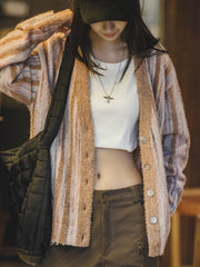 カラーストライプ ニット