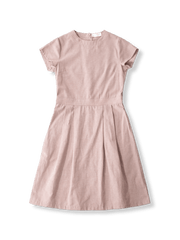 ベーシックラウンドネックワンピース全体像