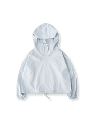 フレンチレトロ ベビーブルー フーディー全体像  