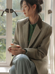 オーバーサイズウールブレザー