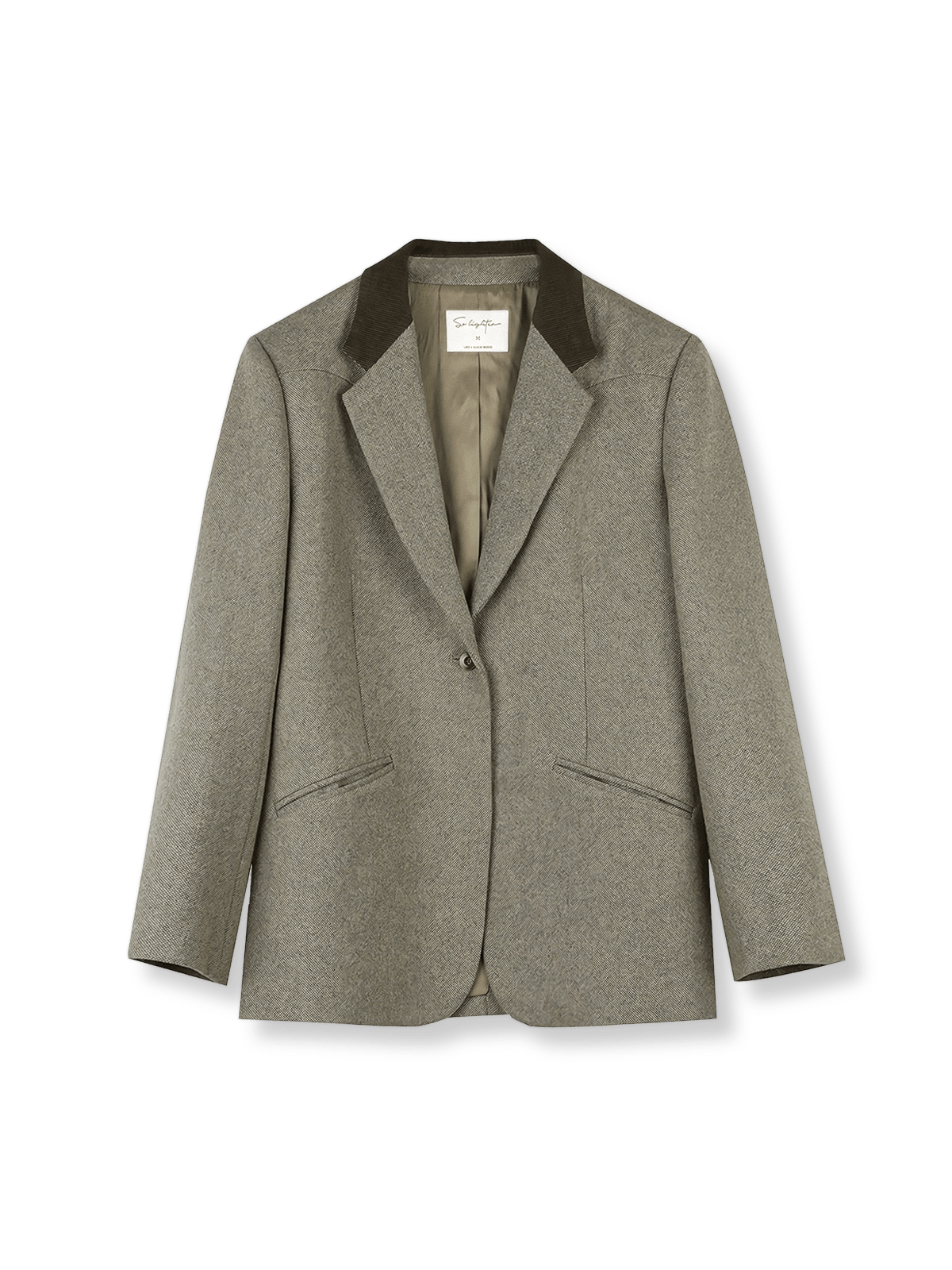 オーバーサイズウールブレザー