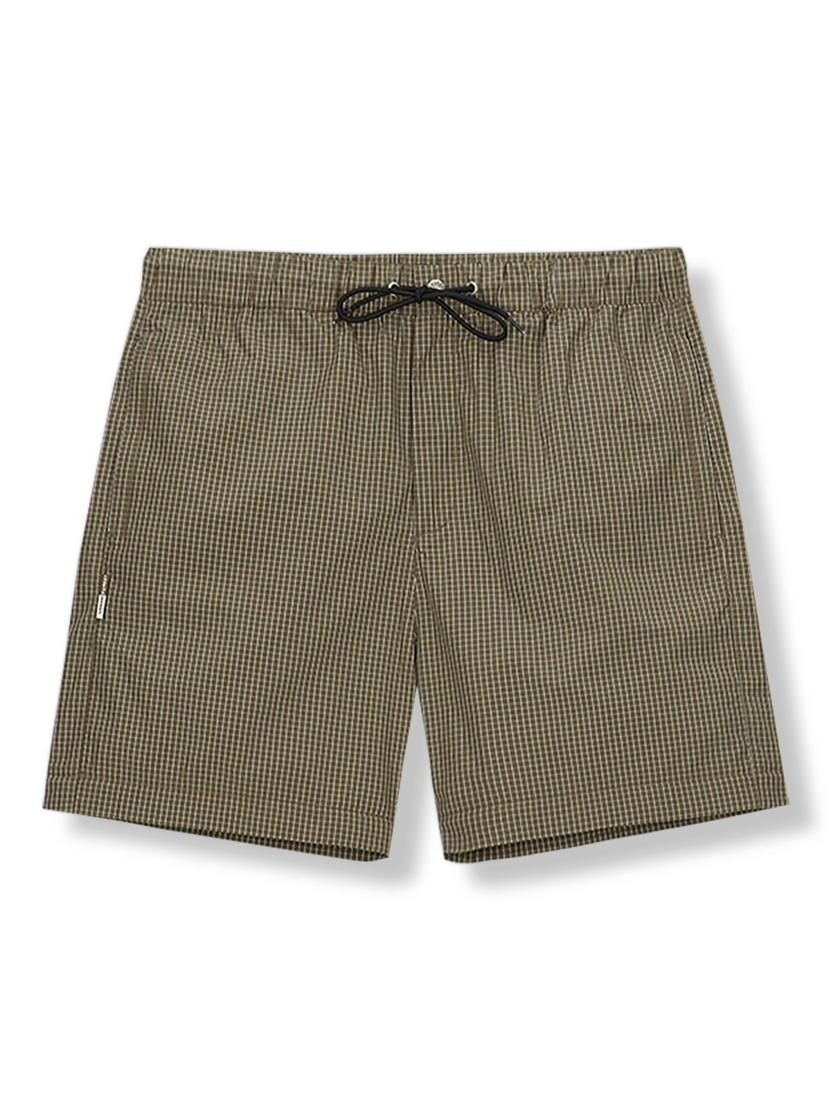 ジッパー脱着式アウトドアハイキングストレートパンツの正面図、脱着可能なデザインとジッパーポケットを展示