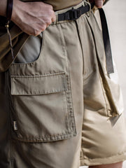 アウトドア ベルト付き ショートパンツ