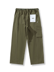 シングルポケット着脱式ベルト付きワークパンツ