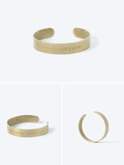 ミリタリー刻印 C型バングル