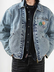 デトロイトスタイル ヘビーウォッシュ デニム ワークジャケット J97 ヴィンテージモデル