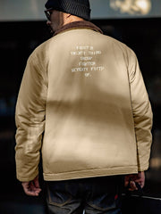 ショールカラー  海軍N1デッキジャケット