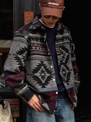 エスキモー族 民族風起毛ジャケット