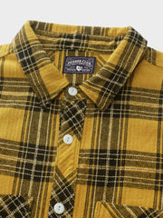 起毛加工　チェック柄ワークシャツ