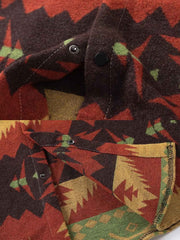 エスニックスタイル厚手 長袖シャツ