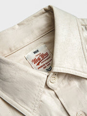 ユニーク ポケット フレンチ ワークシャツ