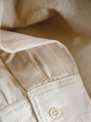 ユニーク ポケット フレンチ ワークシャツ