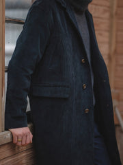 コーデュロイ ロングコート