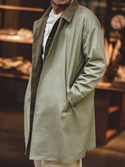 アーミーグリーン バルマカーン コート